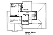 European Style House Plan - 3 Beds 3 Baths 2391 Sq/Ft Plan #50-188 