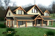 Cabin Style House Plan - 4 Beds 3.5 Baths 2652 Sq/Ft Plan #117-573 