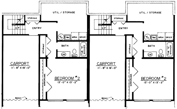 Floor Plan - Main Floor Plan #303-156