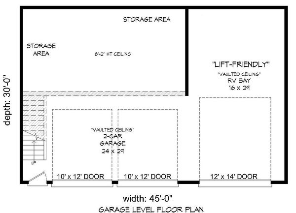 Architectural House Design - Contemporary Floor Plan - Main Floor Plan #932-229