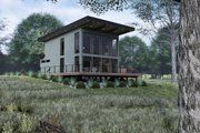 Modern Style House Plan - 1 Beds 1 Baths 1529 Sq/Ft Plan #923-398 