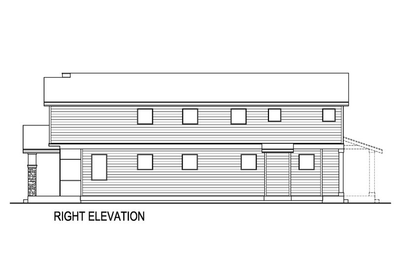 Dream House Plan - Exterior - Other Elevation 1 for Contemporary House Plan #569-63 - 5 bed, 3 bath