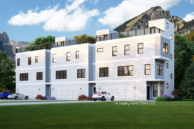 House Design - Modern Exterior - Front Elevation Plan #932-642
