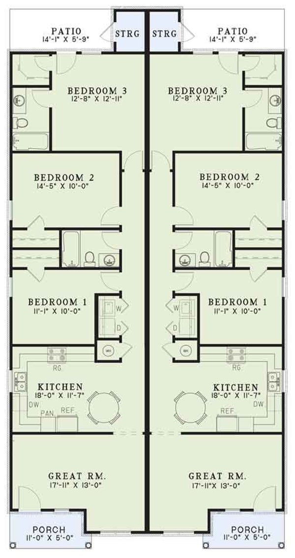 House Plan Design - Southern Floor Plan - Main Floor Plan #17-1096