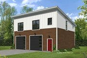Contemporary Style House Plan - 2 Beds 1 Baths 1192 Sq/Ft Plan #932-763 