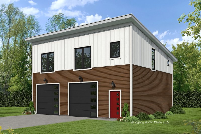 Home Plan - Contemporary Exterior - Front Elevation Plan #932-763