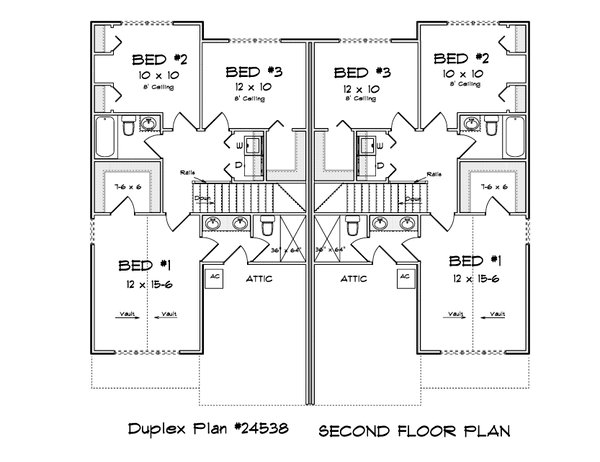 House Plan Design - Cottage Floor Plan - Upper Floor Plan #513-2331