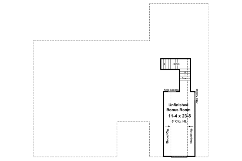Dream House Plan - Floor Plan - Other Floor for Craftsman House Plan #21-345 - 3 bed, 2 bath