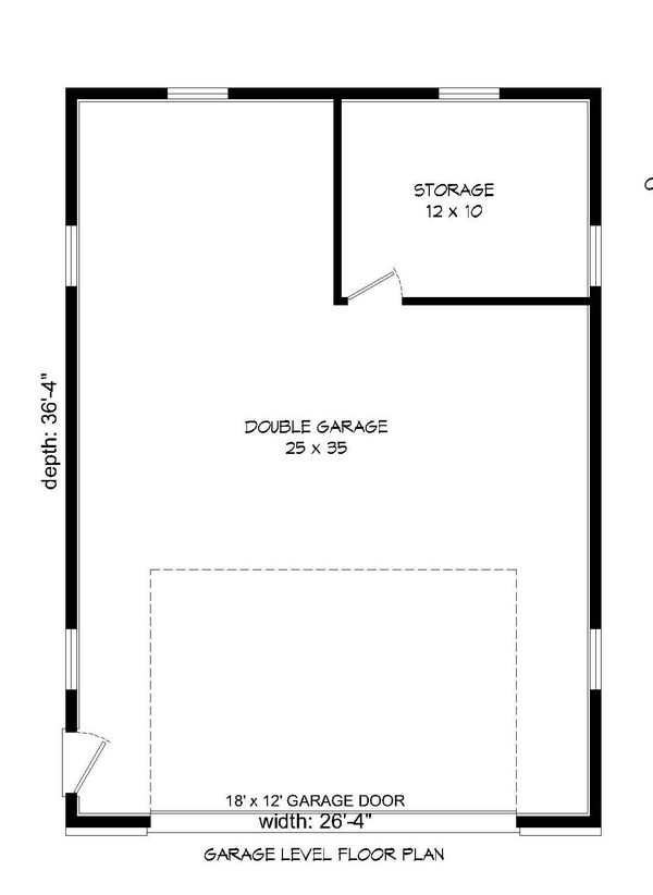 Country Floor Plan - Main Floor Plan #932-245