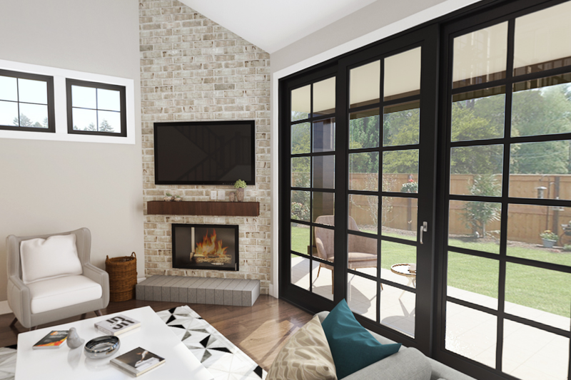 Home Plan - Interior - Family Room 1 for Farmhouse House Plan #48-1043 - 4 bed, 3 bath