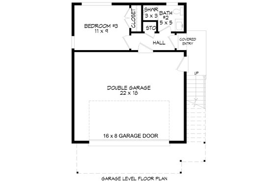Floor Plan - Main Floor for Southern House Plan #932-1294 - 3 bed, 2 bath