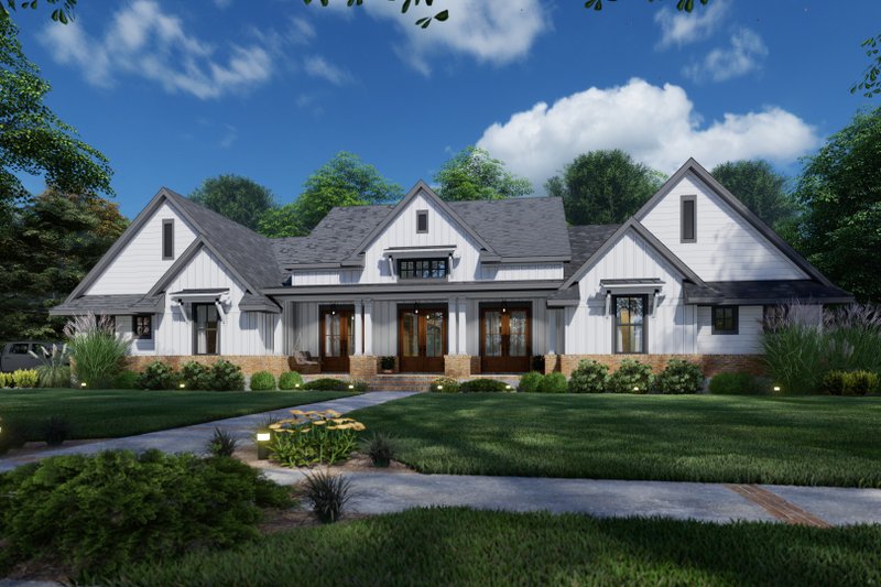 House Plan Design - Farmhouse Exterior - Front Elevation Plan #120-271