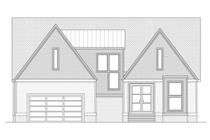 Exterior - Front Elevation 3 for Contemporary House Plan #1080-25 - 5 bed, 4.5 bath
