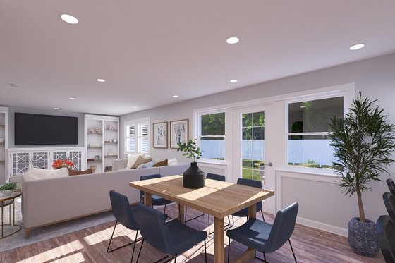 Interior - Dining Room for Craftsman House Plan #1060-263 - 4 bed, 2.5 bath