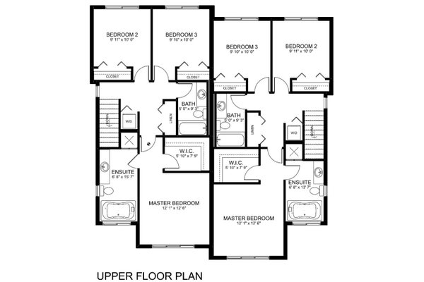 House Plan Design - Modern Floor Plan - Upper Floor Plan #126-278