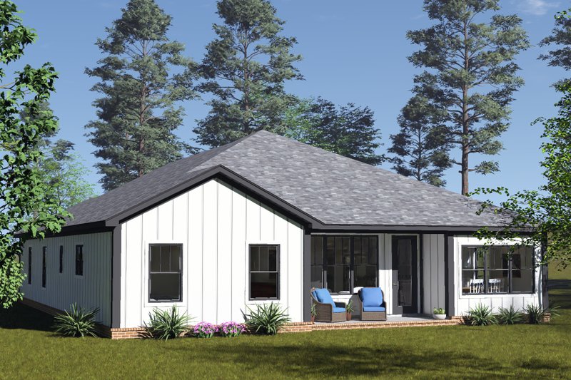 House Blueprint - Exterior - Other Elevation 1 for Farmhouse House Plan #513-2449 - 4 bed, 3.5 bath