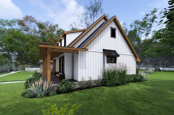 Exterior - Other Elevation 6 for Cottage House Plan #120-286 - 3 bed, 2.5 bath