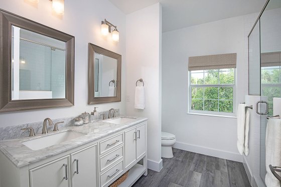 Interior - Master Bathroom for Beach House Plan #938-108 - 3 bed, 2.5 bath