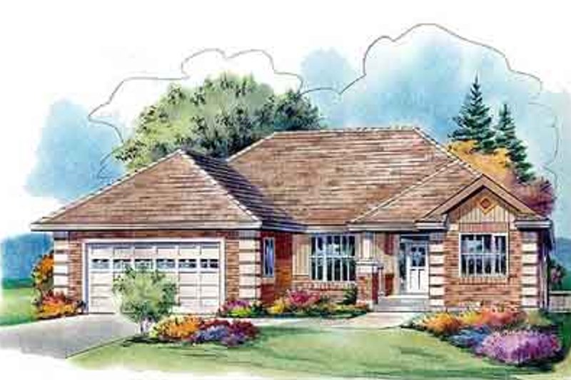 Home Plan - Cottage Exterior - Front Elevation Plan #18-315