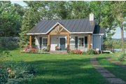 Country Style House Plan - 1 Beds 1.5 Baths 904 Sq/Ft Plan #21-465 