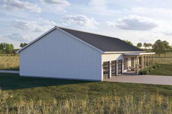 Exterior - Other Elevation for Barndominium House Plan #455-329 - 3 bed, 2.5 bath