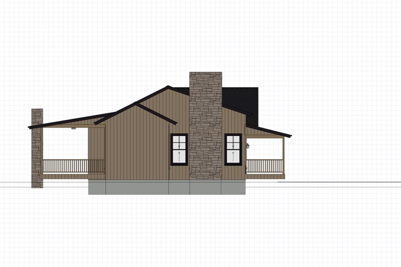 House Blueprint - Photo 23 for Farmhouse House Plan #1109-14 - 2 bed, 3 bath