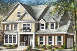 Traditional Exterior - Front Elevation Plan #25-4142