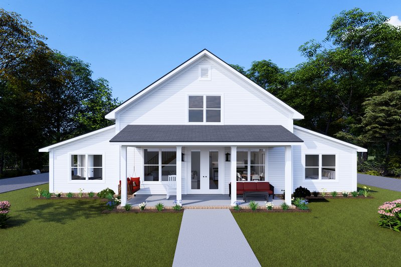 Architectural House Design - Farmhouse Exterior - Front Elevation Plan #513-2254