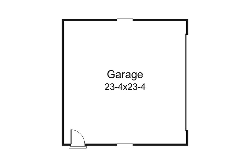 House Blueprint - Floor Plan - Other Floor for Country House Plan #57-651 - 2 bed, 1 bath