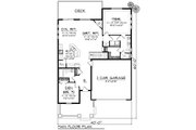 Craftsman Style House Plan - 3 Beds 3 Baths 2260 Sq/Ft Plan #70-1512 