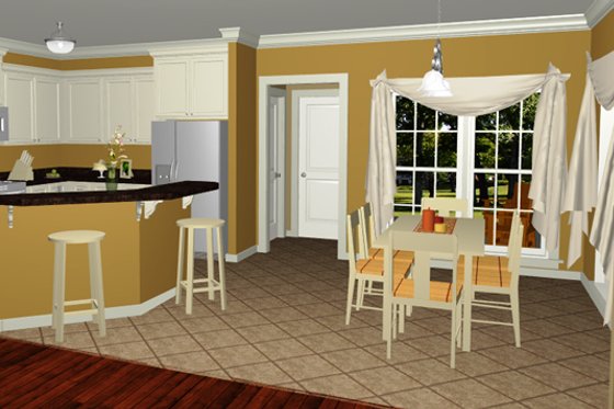 Interior - Kitchen for Country House Plan #430-51 - 3 bed, 2 bath