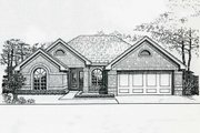 Traditional Style House Plan - 3 Beds 2 Baths 1664 Sq/Ft Plan #310-178 
