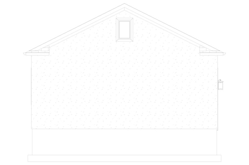 House Plan Design - Exterior - Rear Elevation 1 for Traditional House Plan #1060-145, 0 bath