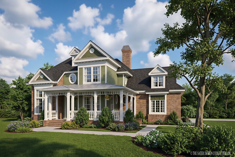 Home Plan - Exterior - Front Elevation 3 for Victorian House Plan #930-203 - 3 bed, 2.5 bath