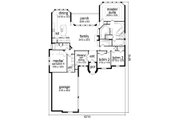European Style House Plan - 3 Beds 3 Baths 2836 Sq/Ft Plan #84-562 