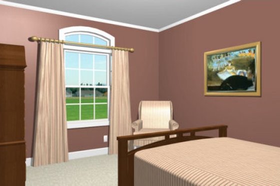 Photo 5 for European House Plan #56-178 - 4 bed, 3 bath