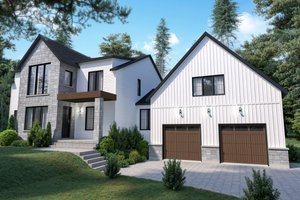 Exterior - Front Elevation 3 for Craftsman House Plan #23-2743 - 3 bed, 2.5 bath