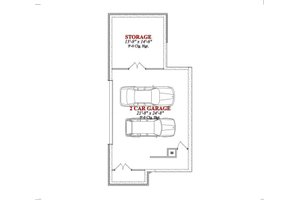 Floor Plan - Lower Floor for Traditional House Plan #63-217 - 4 bed, 3 bath