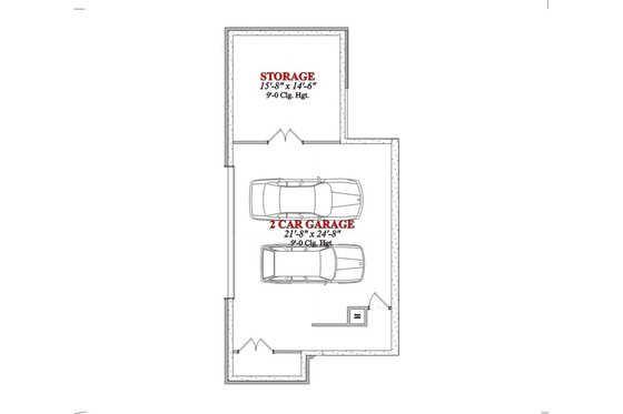 Floor Plan - Lower Floor for Traditional House Plan #63-217 - 4 bed, 3 bath