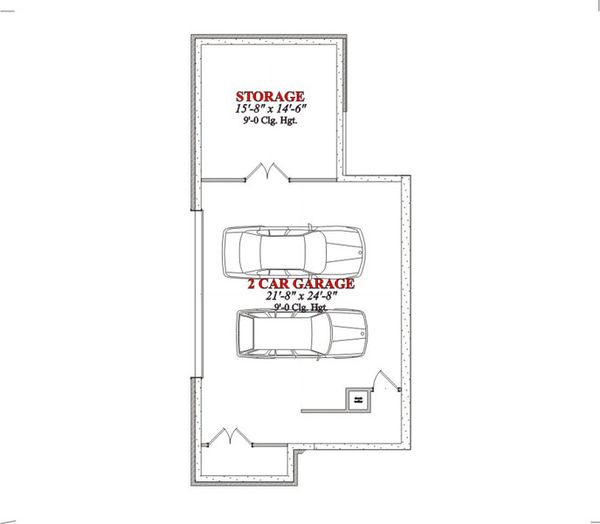 Traditional Floor Plan - Lower Floor Plan #63-217