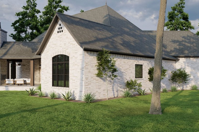 House Design - Exterior - Rear Elevation 2 for European House Plan #17-2523 - 4 bed, 2.5 bath
