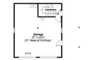 Traditional Style House Plan - 1 Beds 1 Baths 1699 Sq/Ft Plan #124-959 