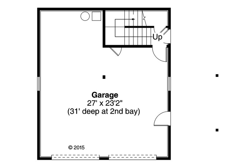 House Plan Design - Floor Plan - Main Floor for Traditional House Plan #124-959 - 1 bed, 1 bath