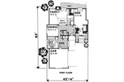 Traditional Style House Plan - 3 Beds 2.5 Baths 2060 Sq/Ft Plan #30-203 