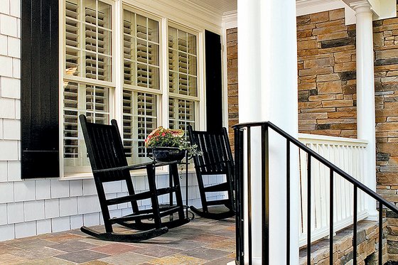 Exterior - Covered Porch for Country House Plan #929-9 - 4 bed, 3 bath