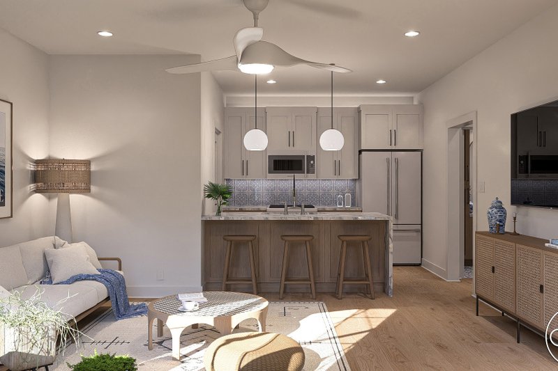 Dream House Plan - Interior - Other for Mediterranean House Plan #455-375 - 1 bed, 1 bath