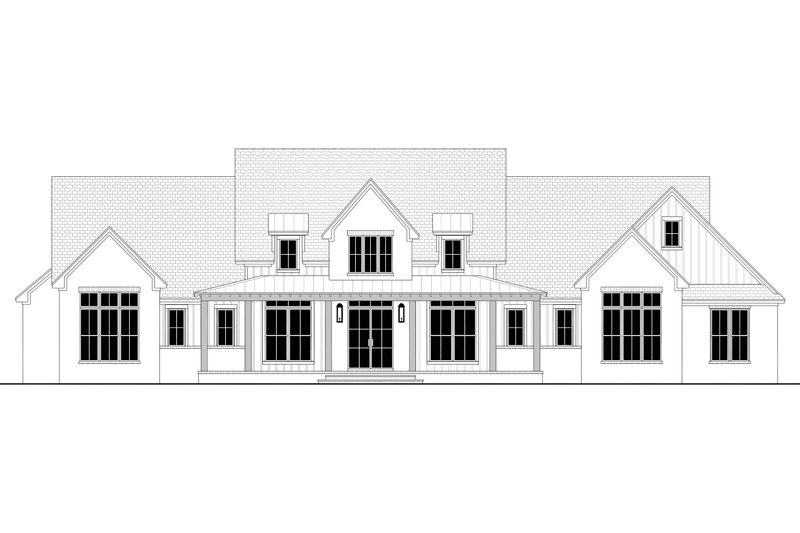 Dream House Plan - Farmhouse Exterior - Front Elevation Plan #430-406