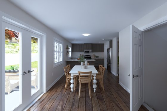 Interior - Dining Room for Farmhouse House Plan #1060-407 - 4 bed, 3.5 bath