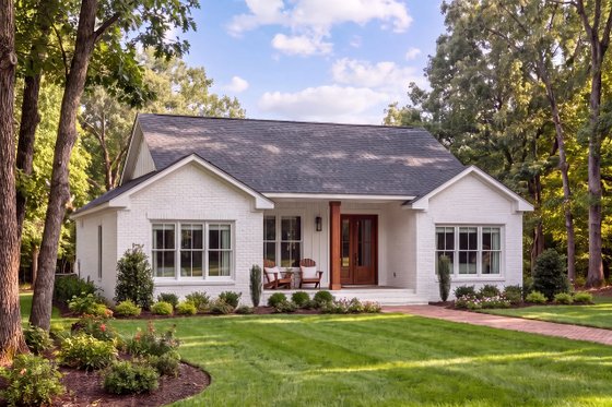 Exterior - Front Elevation 4 for Farmhouse House Plan #430-446 - 3 bed, 2 bath