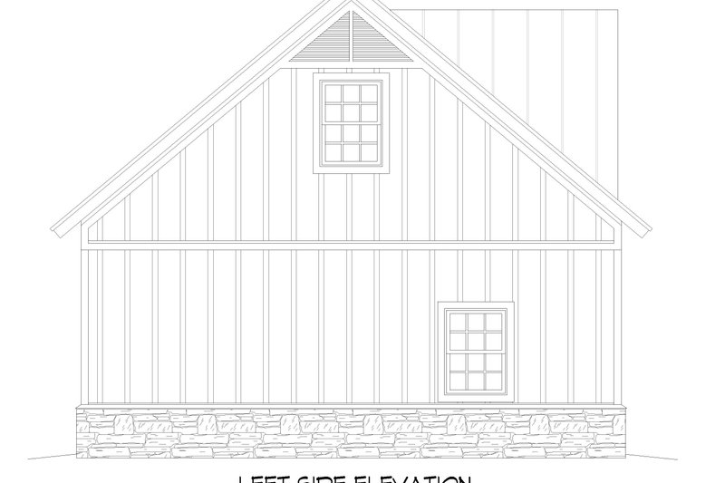 Architectural House Design - Exterior - Other Elevation for Traditional House Plan #932-617, 0 bath